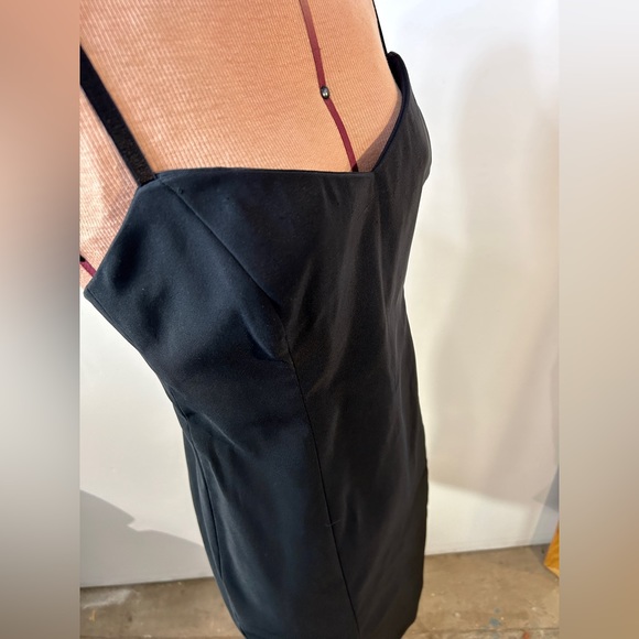 Laundry by Shelli Segal Vintage black sweetheart spaghetti strap dress size 4 - Picture 8 of 15
